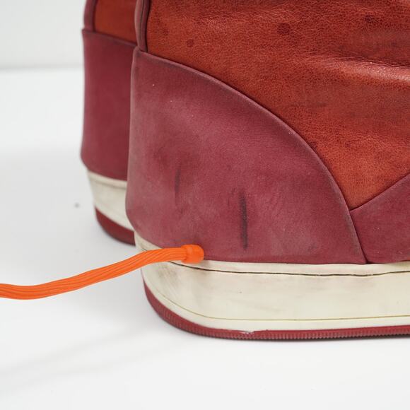 Lanvin Red Leather Puzzle High Top Sneakers Italy Men’s 10 Luxury Designer main image 5